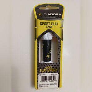 Diadora White Flat Lace 36" For Athletic Shoes